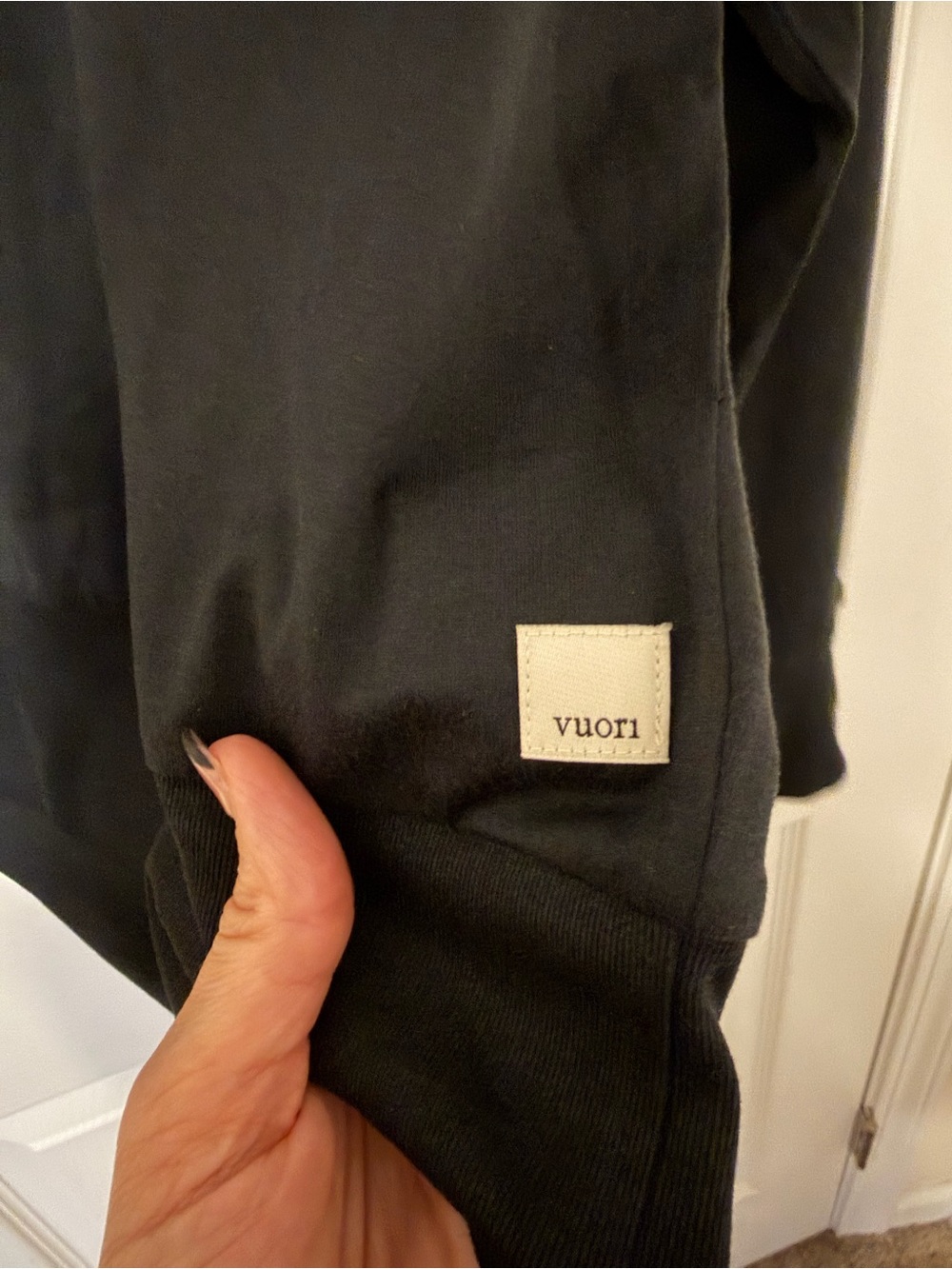 Vuori Navy Crew Minimal Long Sleeve - Picture 3 of 7